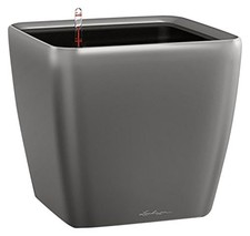 (TG. 35 cm) Lechuza Set Completo Vaso Quadro Premium 35, Colore Antracite Metall