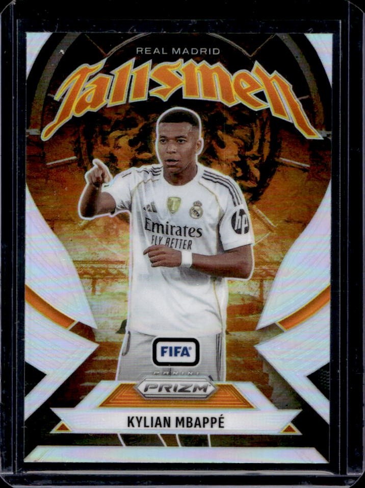 2025-26 Panini Prizm FIFA Kylian Mbappe Talismen Silver Prizm #15 Real Madrid