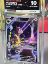 Watchog (Illustration Rare, #097/086) Pok�mon card Perfect Subgrades Ace 10
