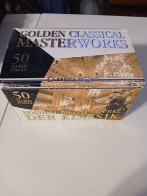 Golden Classical Masterworks 50 CD Box in Digital Complete In (5) 10 Disc Boxes