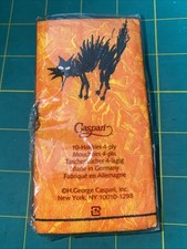 Caspari Halloween Fraidy Cat 10 Hankies 4 Ply