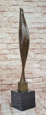 Brancusi Vogel IN Raum Bronze Statue: Modern Kunst Heimbüro Dekor Angebot Figur