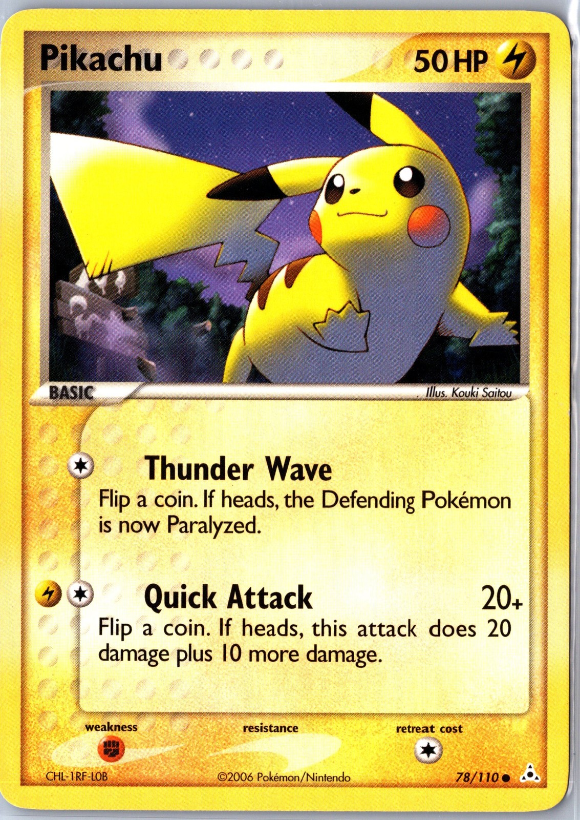 Holon Phantoms #78/110 Pikachu Base - NM