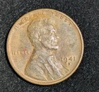 1941 D US Cent Circulated KM# A132