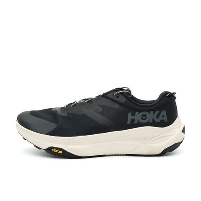 Hoka One Herren Transport Wide Sneaker Schwarz / Grau Passform Laufschuhe EU 48