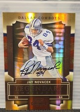 2009 Playoff - Legendary Contenders Jay Novacek #43 Black Autographs (AU)
