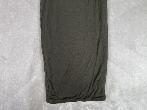 Naked Wardrobe Dark Green colored form-fitting slip dress WMNS M - Picture 2 of 7