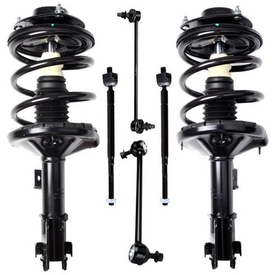 For CHRYSLER SEBRING 2001-2005 Complete Front Struts Tie Rod Sway Bar End Links