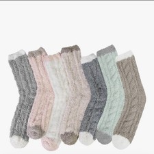 New Fuzzy Socks For Women Slipper Warm Fluffy Soft Winter Cozy Plush Cabin