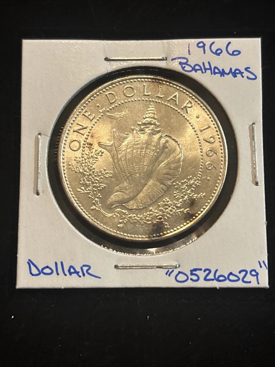 银色1966 巴哈马硬币| eBay