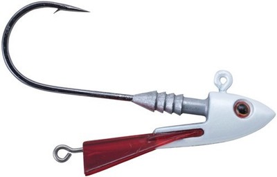 Berkley Fusion19 Snap Jig - 1/2oz - 3/0 Hook - Pearl Red Flash