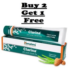 Himalaya CLARINA ANTI ACNE FACE CREAM Buy 2 Get 1 Free 30GM FREE SHIP 2028