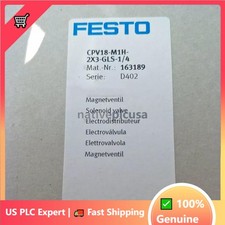 US FREE TAX New FESTO CPV18-M1H-2X3-GLS-1/4 163189 Solenoid valve