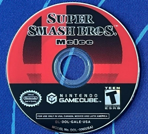 Nintendo GameCube Super Smash Bros. Melee *Disc Only* *Tested* *Working*
