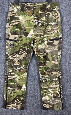 Mens Under Armour Ridge Reaper Mid Season Wool Blend StormCamo Pants 34X30 - Image 1 of 4