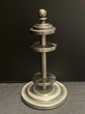 7 Gypsies, ATC Artist Trading Card Rotating Holder, Brushed Silver Finish