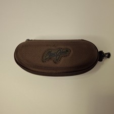 Maui Jim Hard Brown Sunglasses Glasses Zipper Clamshell Sport Clip Case Only