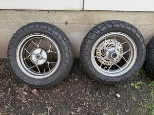 Honda Monkey GROM 125 JB02 MSX OEM Wheel Rim Set Front / Rear with OEM Tires