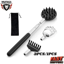 Telescopic Back Scratcher Massager Kit | Extendable Relaxation Tool