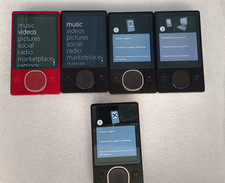 5x Micrsoft Zune 120/80GB 1376/1126 Model 2nd...