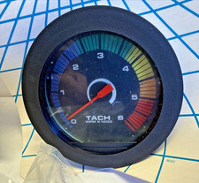 Teleflex Tachometer 53919p 6000 Rpm Analog Tach Inboard Io Boat Motors Vintage Teleflex Tachometer 53919p 6000 Rpm Analog Tach Inboard Io Boat Motors Vintage