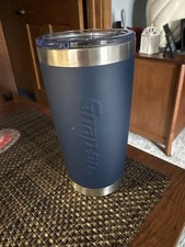 BRAND NEW Snap On Tools Drink Cup Tumbler Travel Mug Coffee Hot/Cold Navy Blue
