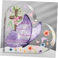 Spanish Christian Acrylic Gift for Women Religious Inspirational Gift Elegant