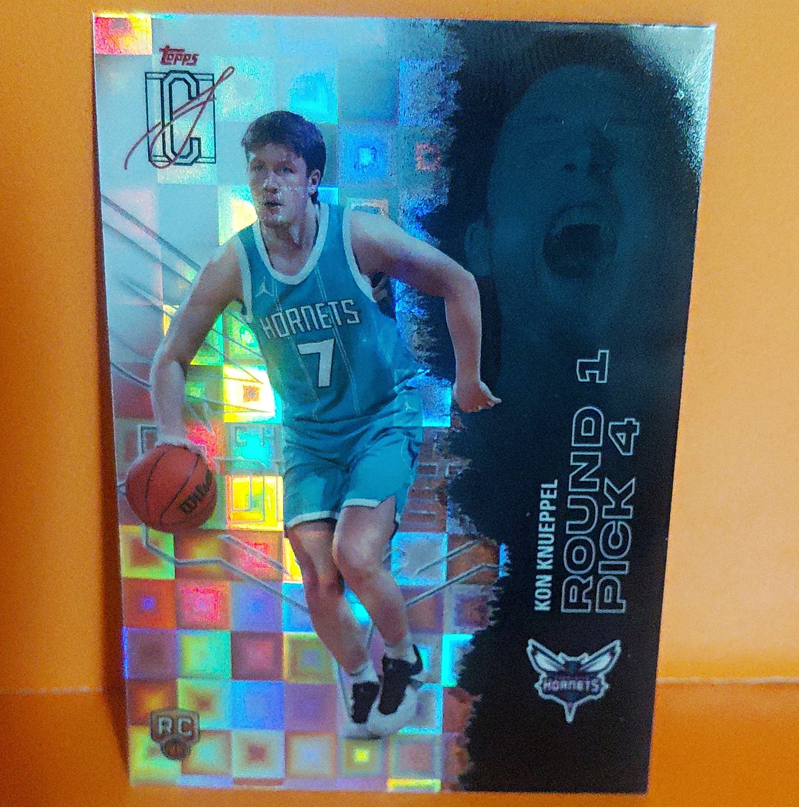 2025-26 Topps Signature Class Kon Knueppel X-Fractor RC #103 Hornets Rookie