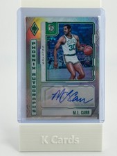 M.L. Carr #PA-MLC 2023 Panini Phoenix Autograph Card