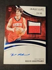 2024-25 Reed Sheppard Immaculate RC Rookie Patch Auto /49 Rockets