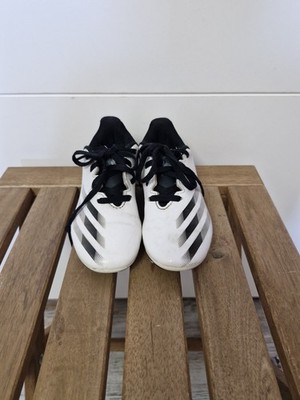 Adidas X Ghosted.4 FxG J Kinder Fußballschuhe   Weiß/Schwarz   Gr. 29