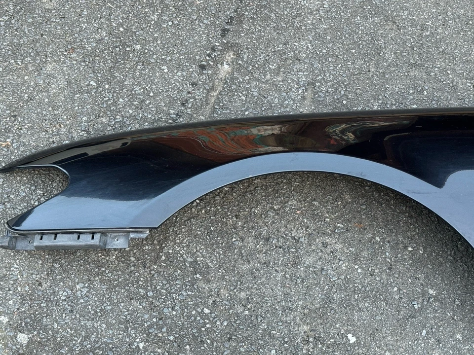 BMW 7er E65 E66 Kotflügel Seitenwand Schmutzfänger Schwarz 475 black sapphire - Bild 3 von 4