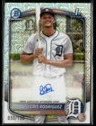2025 Bowman Chrome Prospect Auto Cris Rodriguez HTA Choice /150 Tigers 1st