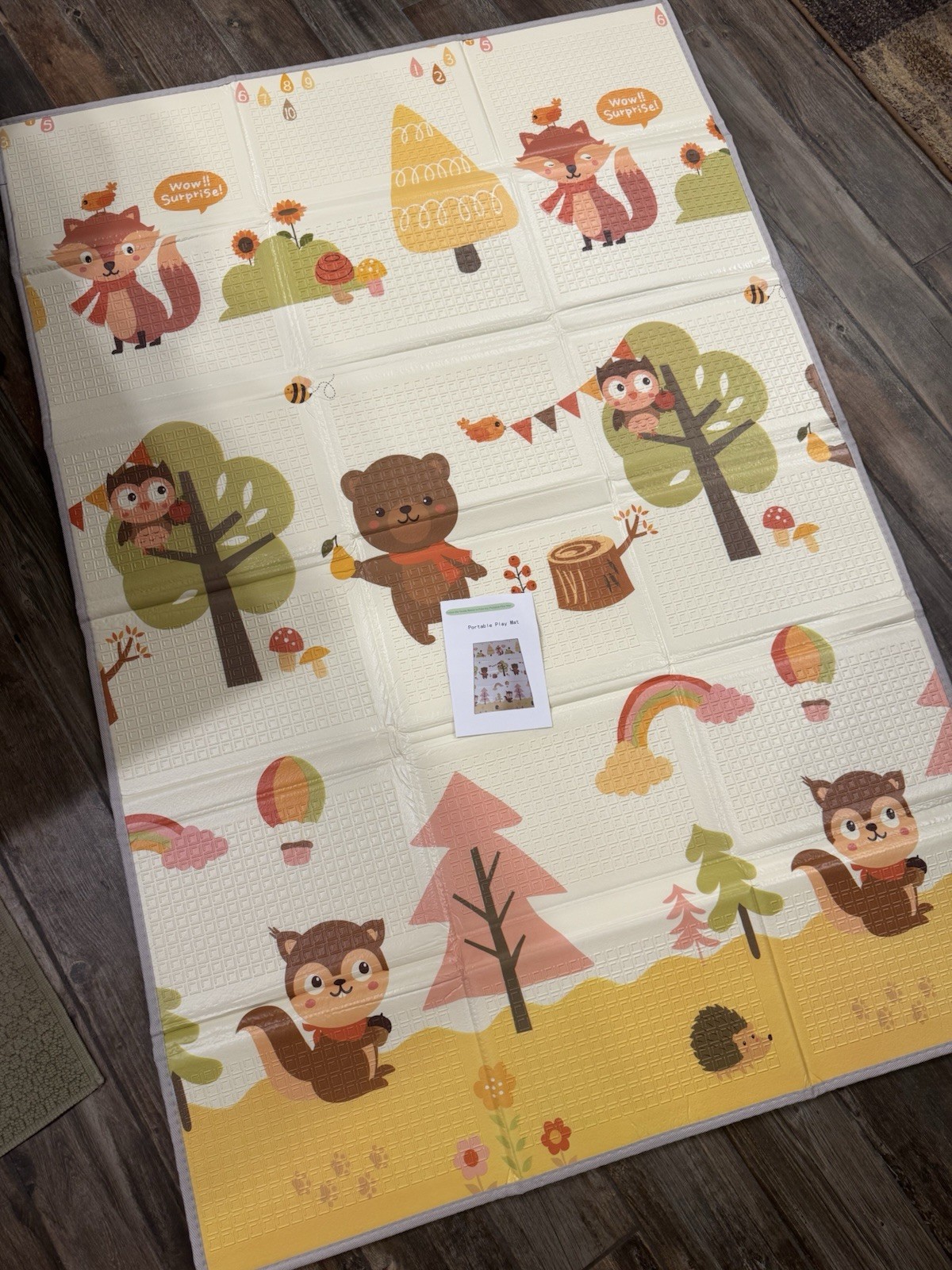 Fshibile Baby Play Mat Extra Large Thick   74" × 50“ 