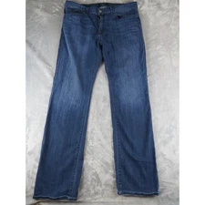 Fidelity Denim Jeans Mens Size 36 Blue Straight Leg Cotton Blend