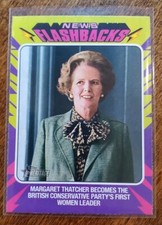 2024 Topps Heritage News Flashbacks Margaret Thatcher NF-4
