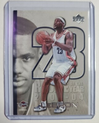 Lebron James Upper Deck 2004-05 Rookie of the Year Card #LJ27
