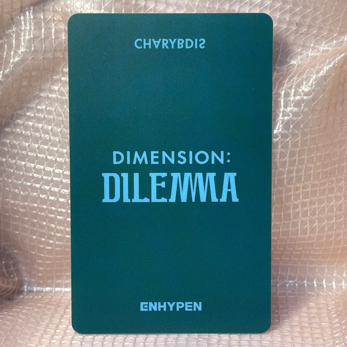 Jungwon Official Powerstation Lucky Draw Photocard Enhypen Dilemma