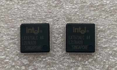 LXT971ALCA4 Intel, PHY 1-CH 10Mbps/100Mbps 3.3V 64-Pin LQFP, 2pcs