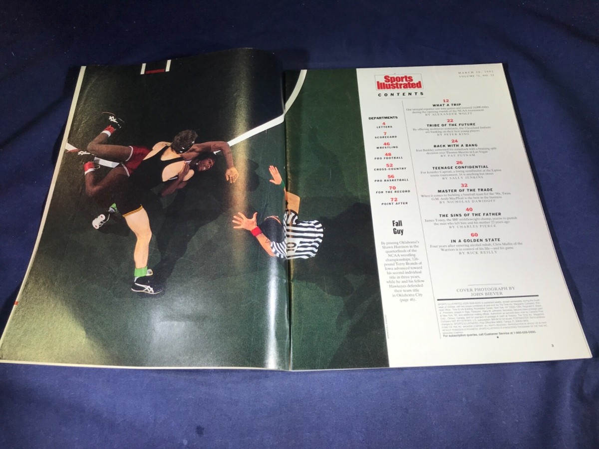 I3-45 SPORTS ILLUSTRATED MAGAZINE - MARCH 30, 1992 - SLAM