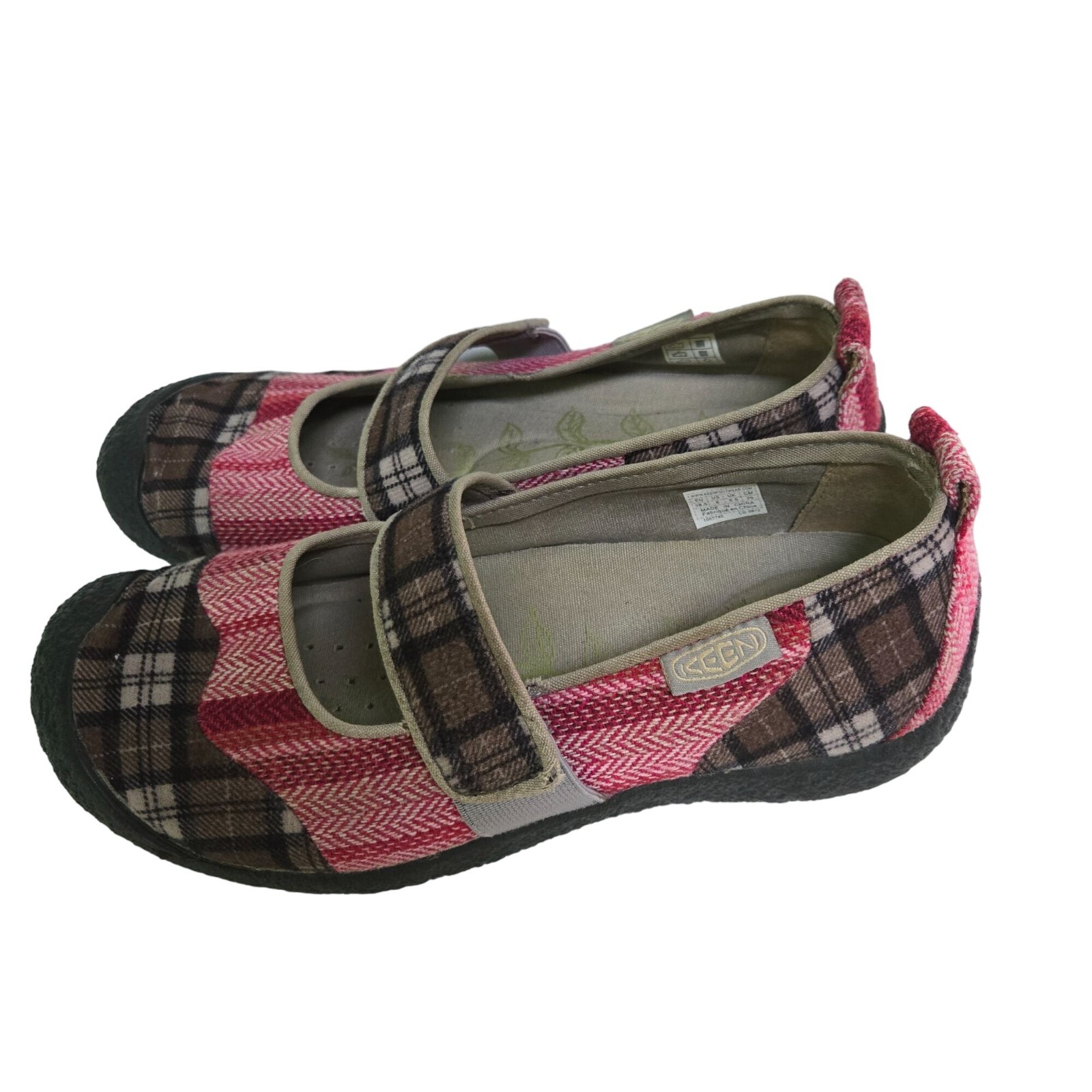 Keen Harvest Multicolor Patchwork Plaid Maryjane … - image 2