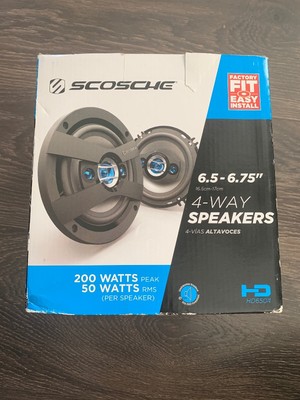 scosche 6.5 speakers
