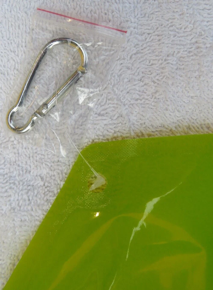 Rare - NOS - Promotional - Microsoft Collapsible Water Bottle - Lime Green - Image 4 of 4