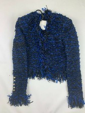 NWT Balmain tweed jacket Blue blazer jacket Size 42