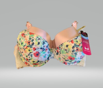 NEW!!! Maidenform 2 Pack ''Love The Lift'' Push-up Convertible Bra - 36C