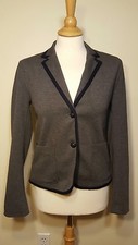 NEW GAP The Academy blazer Jacket Gray with Navy Trim NWT Retail 88 Size 0
