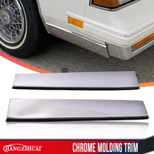 Fit For 81-88 Cutlass Supreme Lower Fender Chrome Molding Trim Set USA New