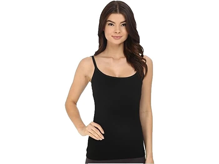 Black Regular Size Cotton Blend Camisoles & Camisole Sets for Women