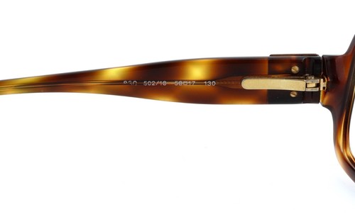 Vintage BVLGARI BV 830 502/18 58mm Brown Havana Sunglasses Frames Italy - Picture 5 of 6