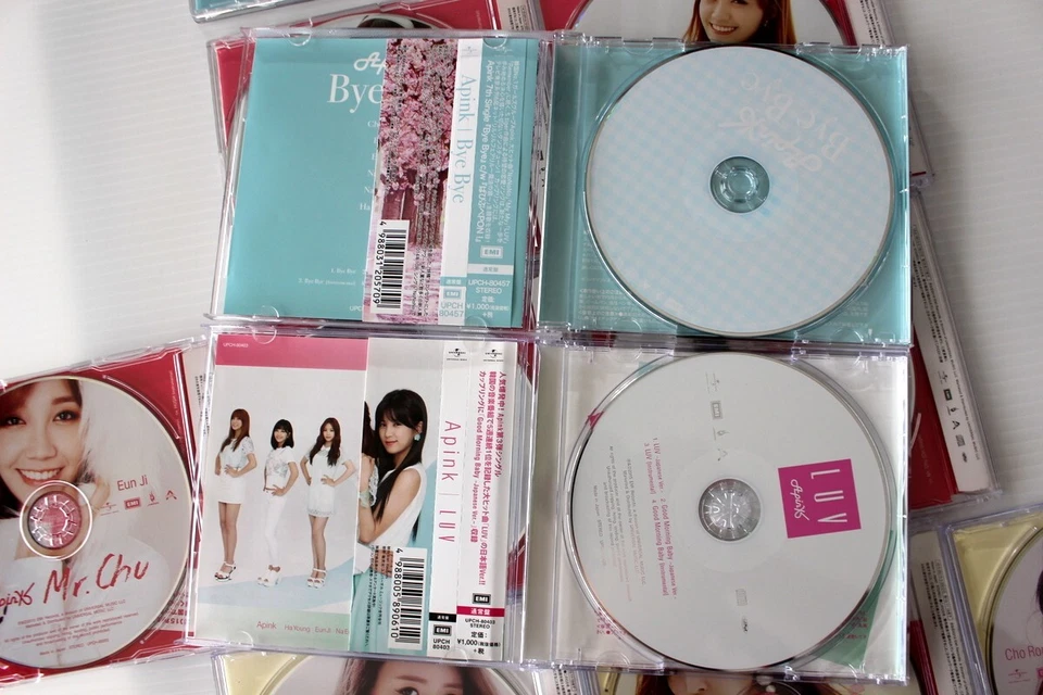 SET x16 Apink Japan CD LUV NoNoNo Orion Bye Bye+Compact Mirror NO PHOTOCARD Foto 4 de 4